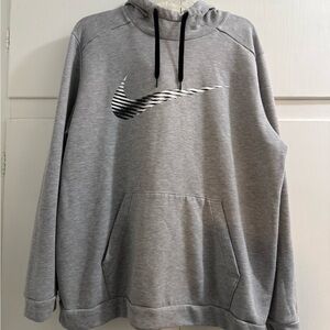 Nike Dri-Fit Men's Hoodie Gray Size XL